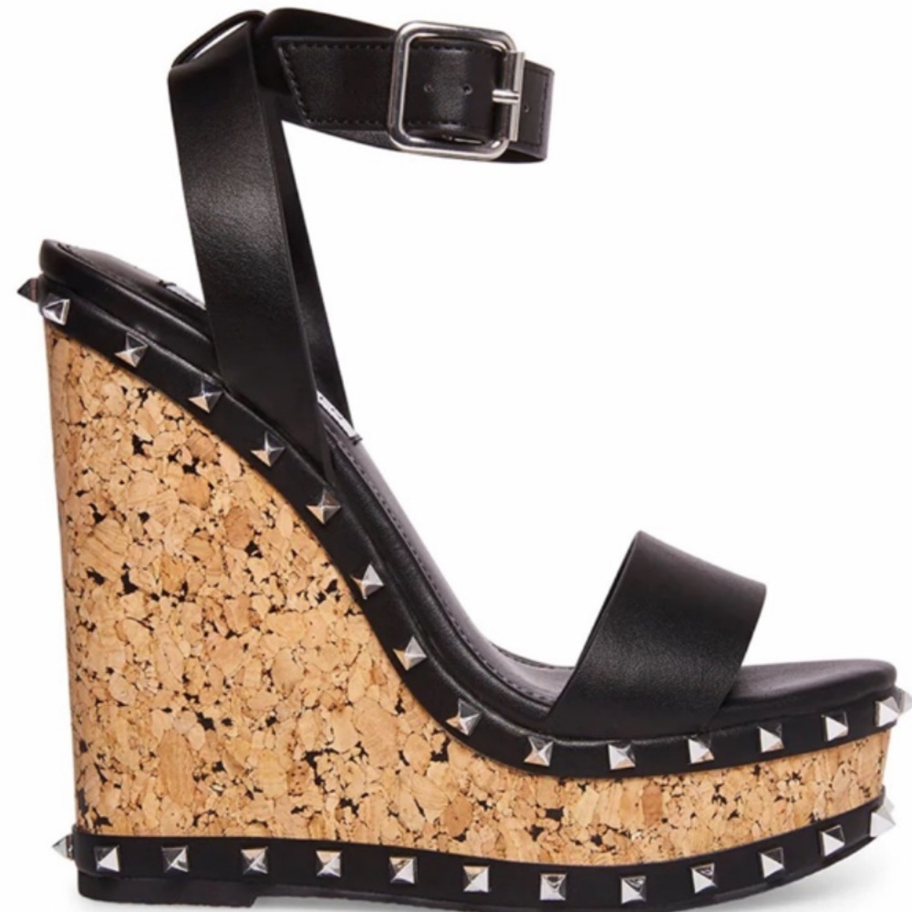 Steve Madden wedges with spikes